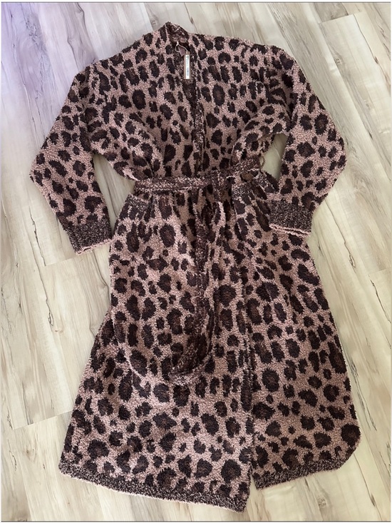 SKIMS Other - SKIMS Cozy Robe Sienna Leopard S/M